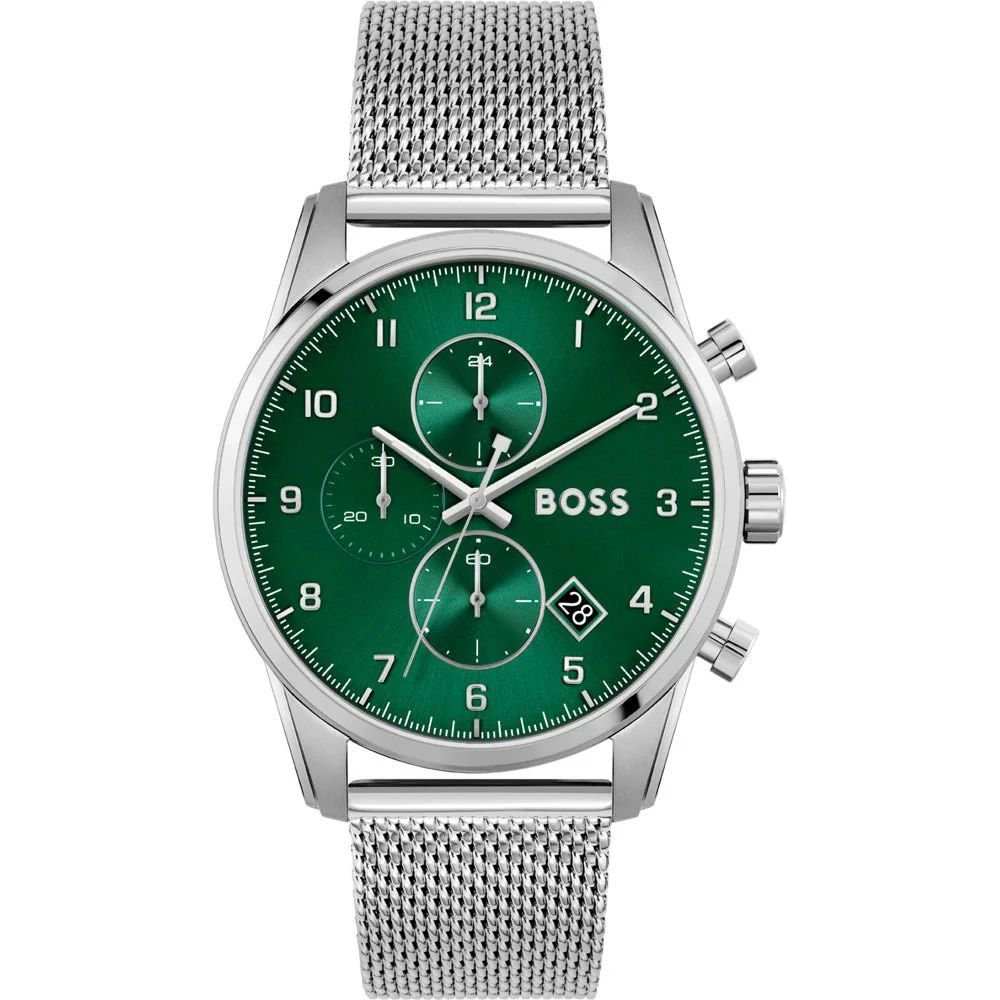 Hugo Boss Silver Stainless Steel Watch - ACCEXO