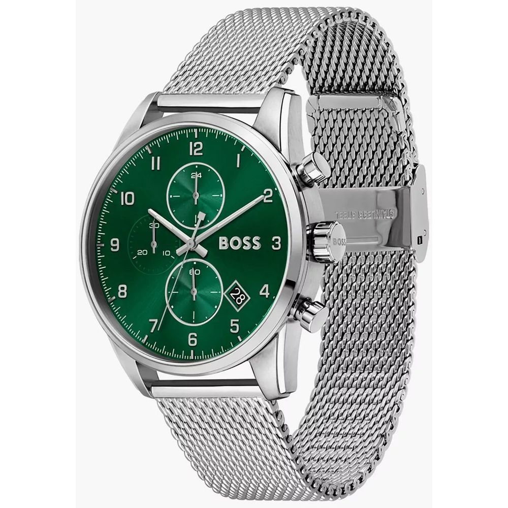 Hugo Boss Silver Stainless Steel Watch - ACCEXO