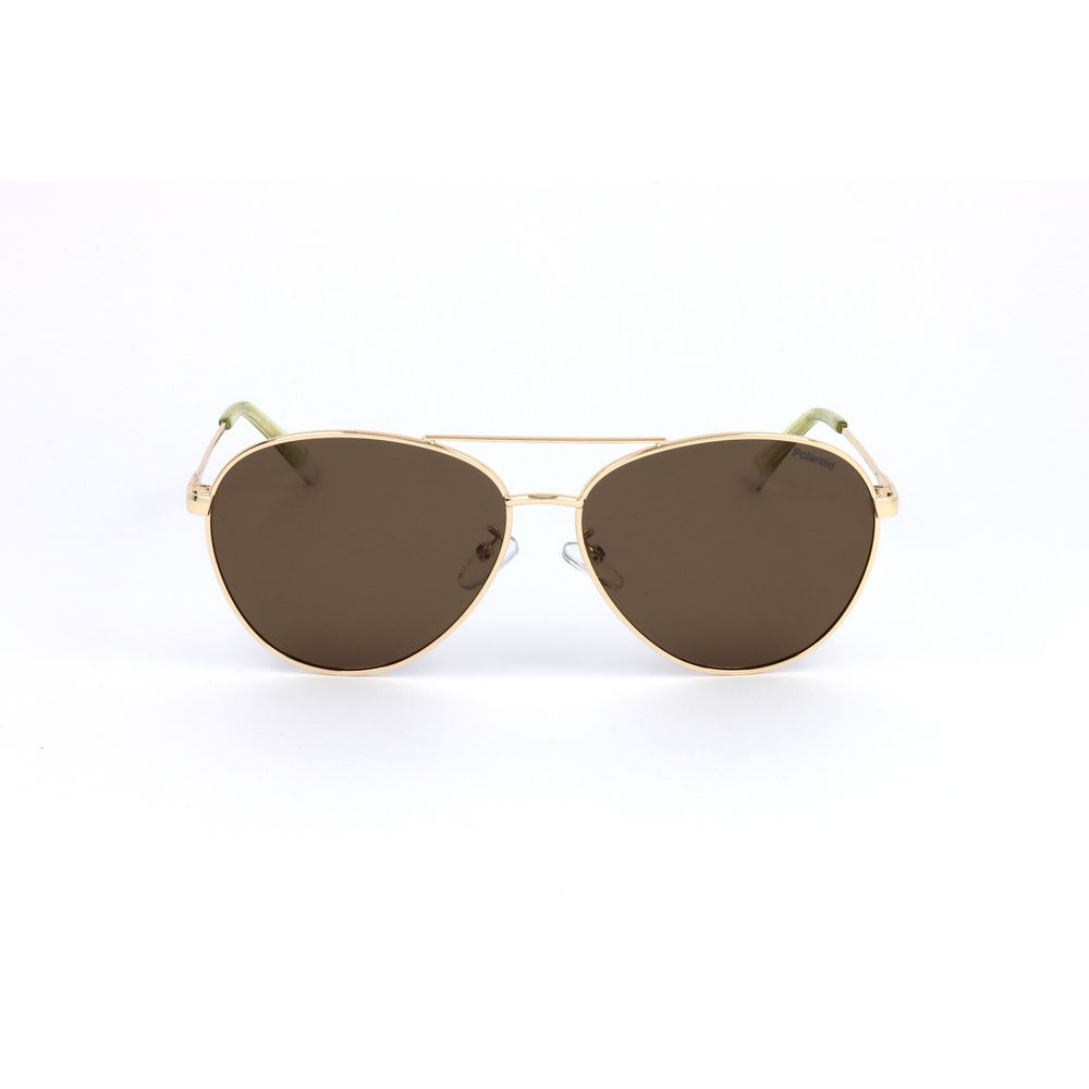 Polaroid Gold Metal Sunglasses - ACCEXO