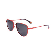 Polaroid Orange Stainless Steel Sunglasses - ACCEXO