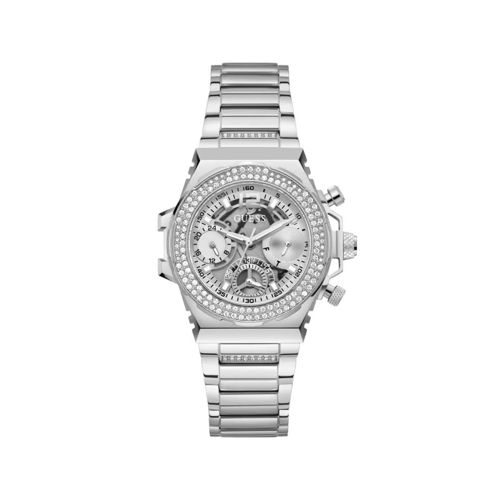 Guess Gray Stainless Steel Watch - ACCEXO