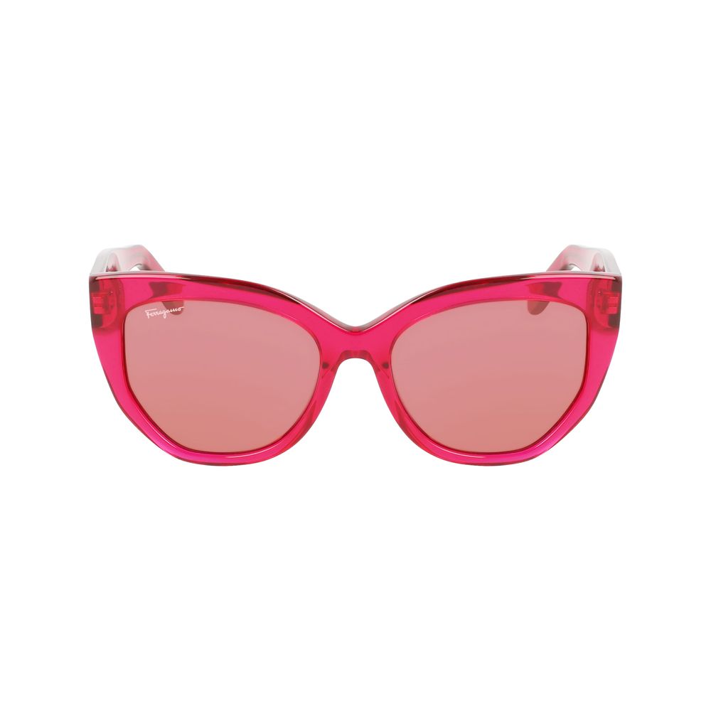 Ferragamo Red Acetate Sunglasses - ACCEXO