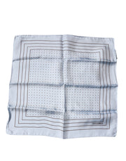 Dolce & Gabbana Sky Blue Polka Dots Square Handkerchief Scarf - ACCEXO