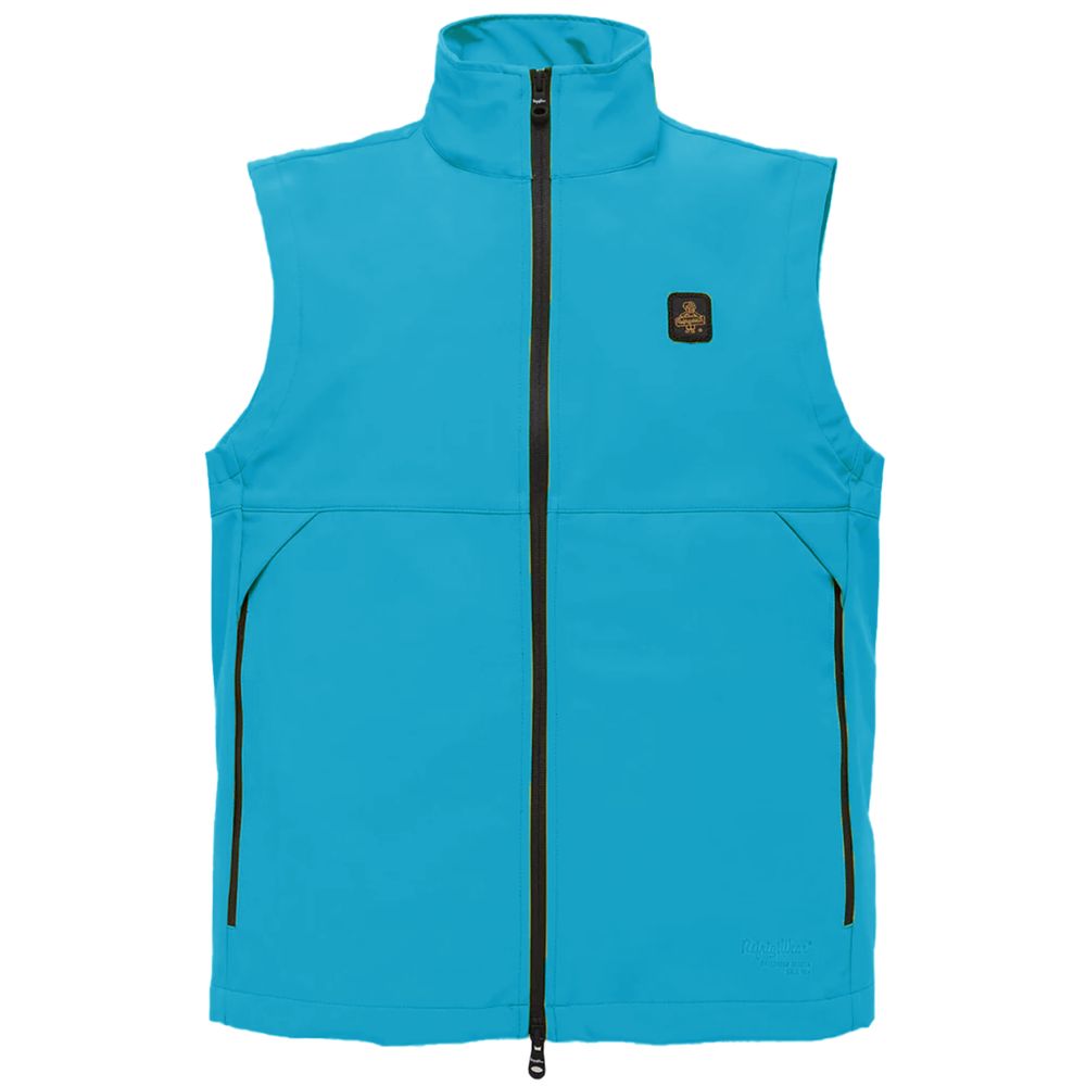 Refrigiwear Light Blue Polyester Men Vest - ACCEXO