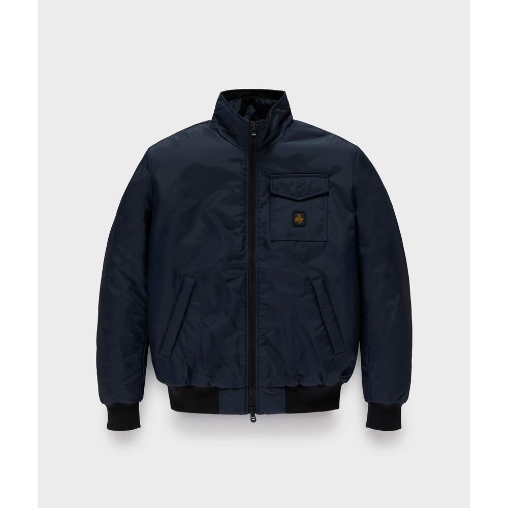 Refrigiwear Blue Polyamide Men Jacket - ACCEXO