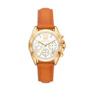 Michael Kors Brown Leather Watch - ACCEXO