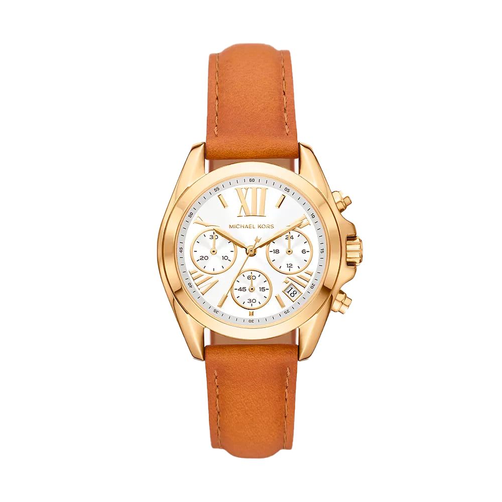 Michael Kors Brown Leather Watch - ACCEXO