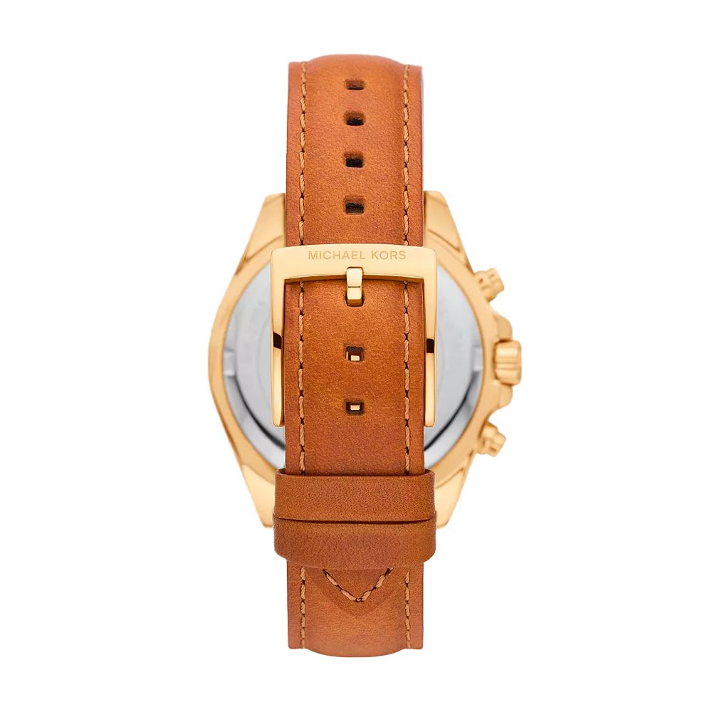 Michael Kors Brown Leather Watch - ACCEXO