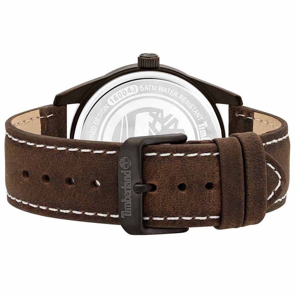 Timberland Brown Leather Watch - ACCEXO