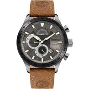 Timberland Brown Leather Watch - ACCEXO