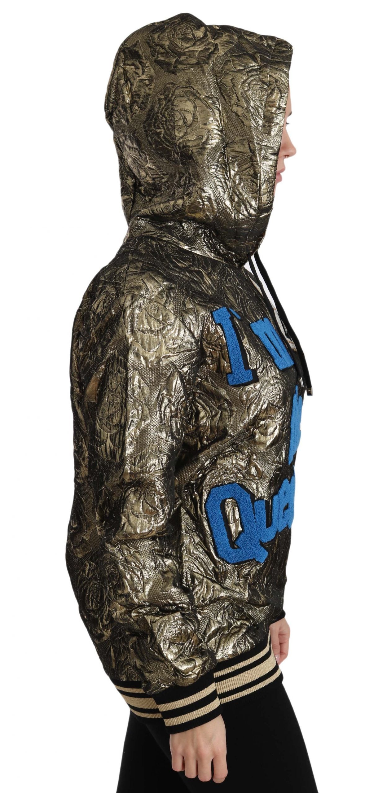 Dolce & Gabbana Im The Queen Multicolor Hoodie Sweatshirt - ACCEXO