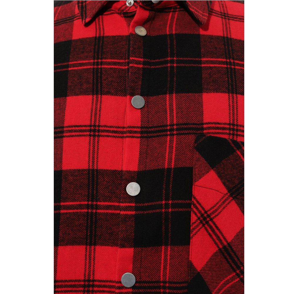 Diego Venturino Red Cotton Jacket - ACCEXO