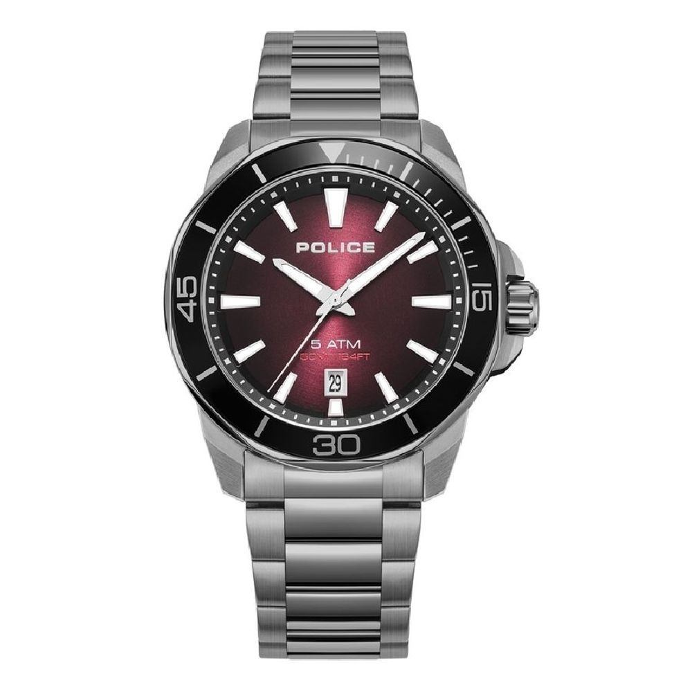Police Gray Stainless Steel Stainless Steel Watch - ACCEXO
