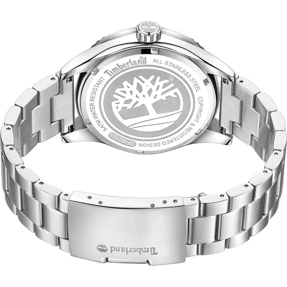 Timberland Gray Stainless Steel Stainless Steel Watch - ACCEXO
