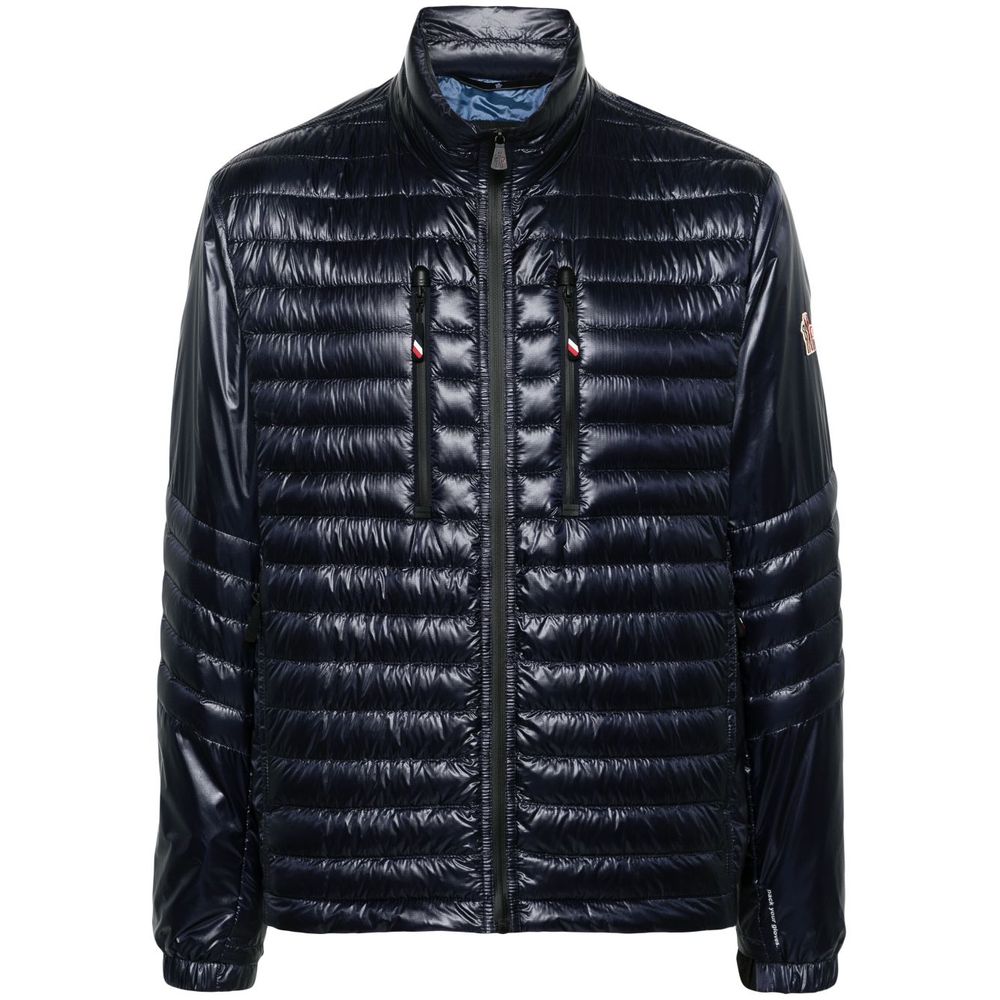 Moncler Blue Polyamide Jacket - ACCEXO