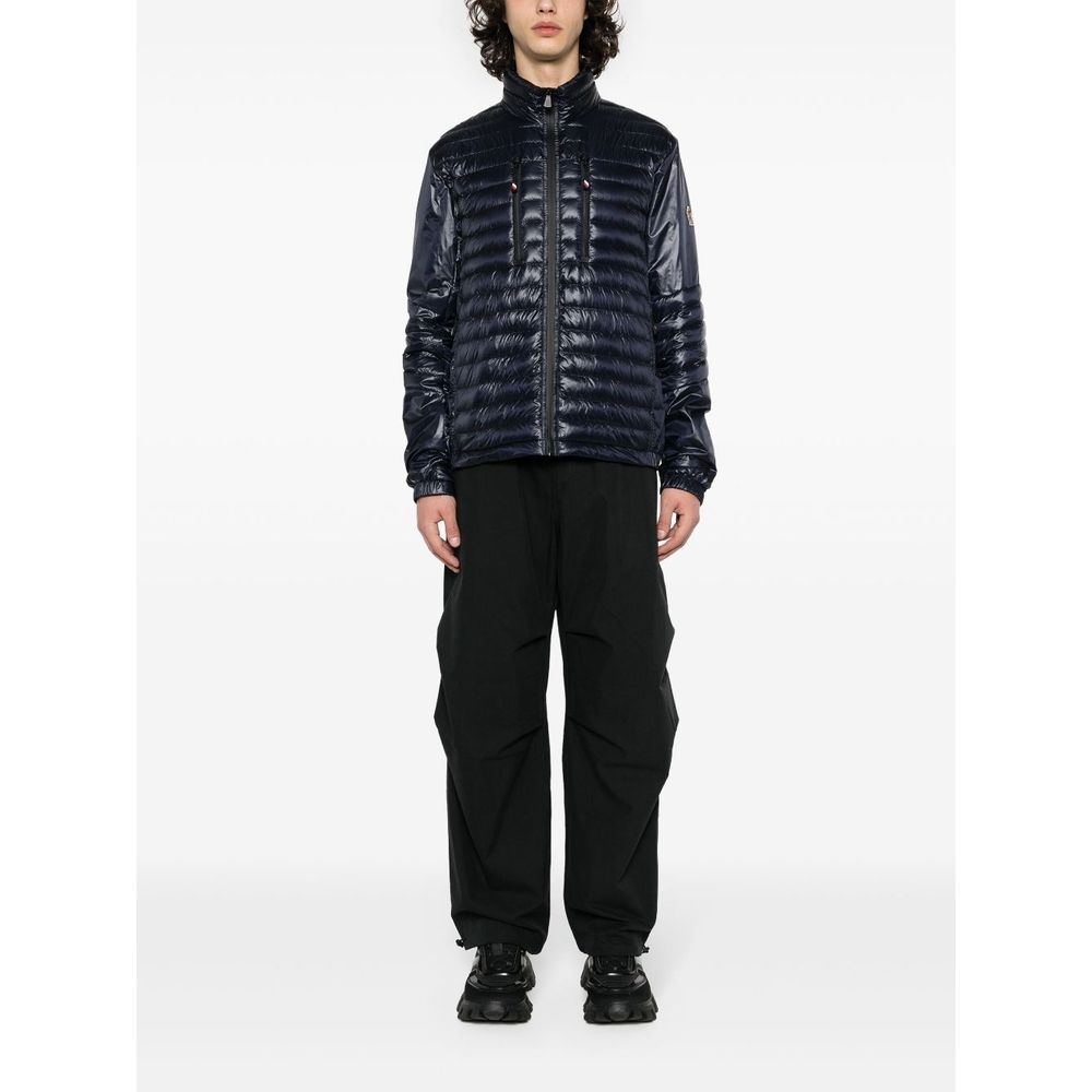 Moncler Blue Polyamide Jacket - ACCEXO