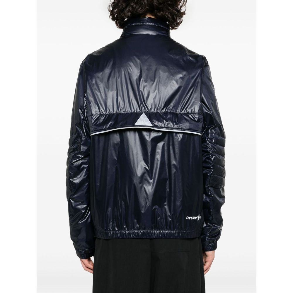 Moncler Blue Polyamide Jacket - ACCEXO