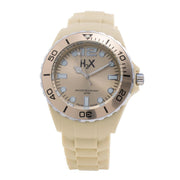 Haurex Cream Rubber Watch - ACCEXO