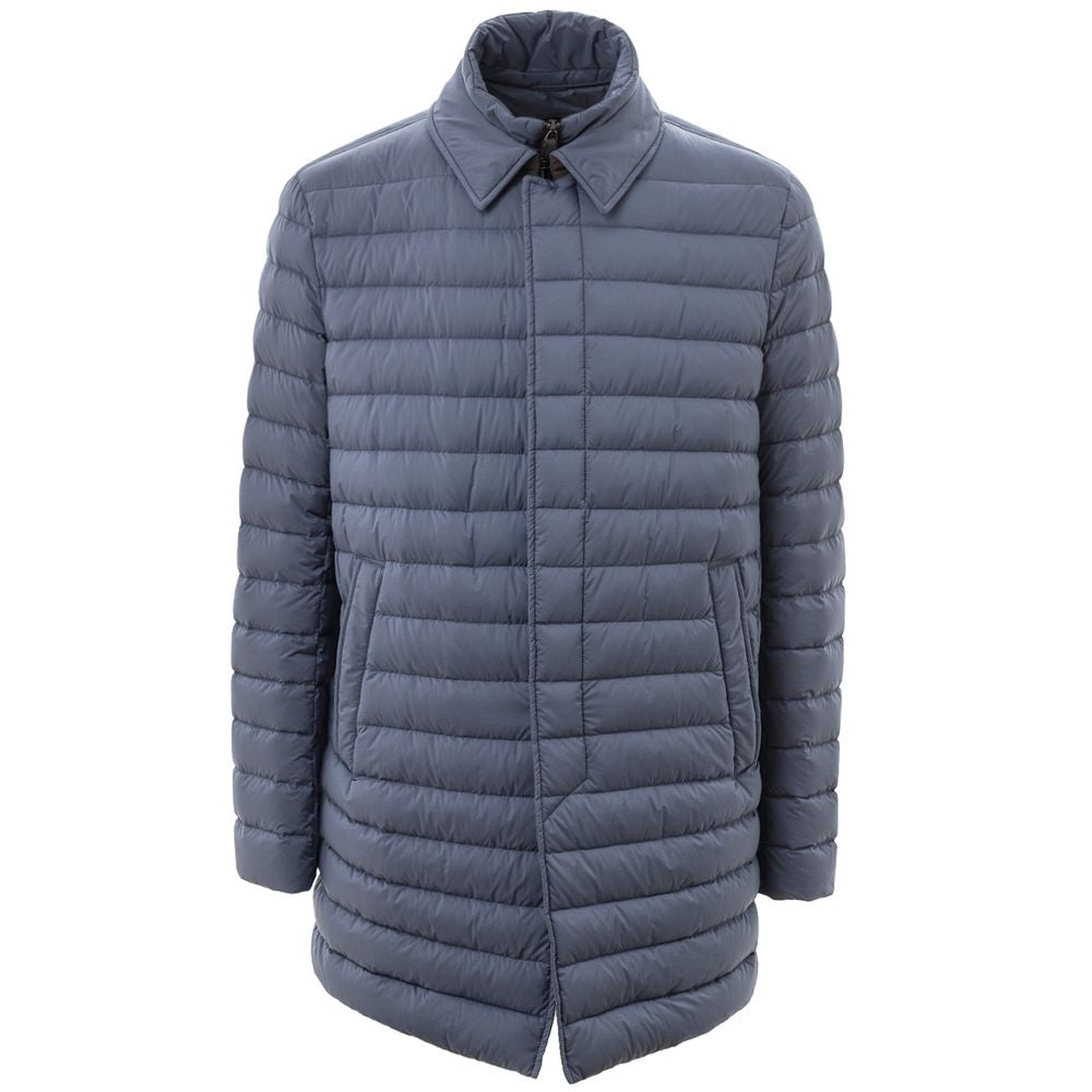 Herno Blue Polyester Jacket - ACCEXO