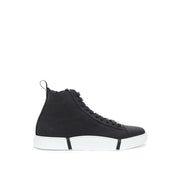 Roberto Cavalli Elegant Suede Sneakers in Chic Black - ACCEXO