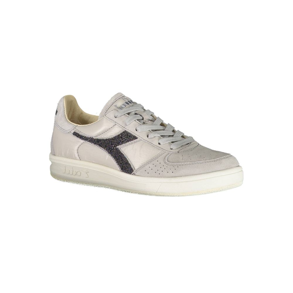Diadora Gray Leather Women Sneaker - ACCEXO