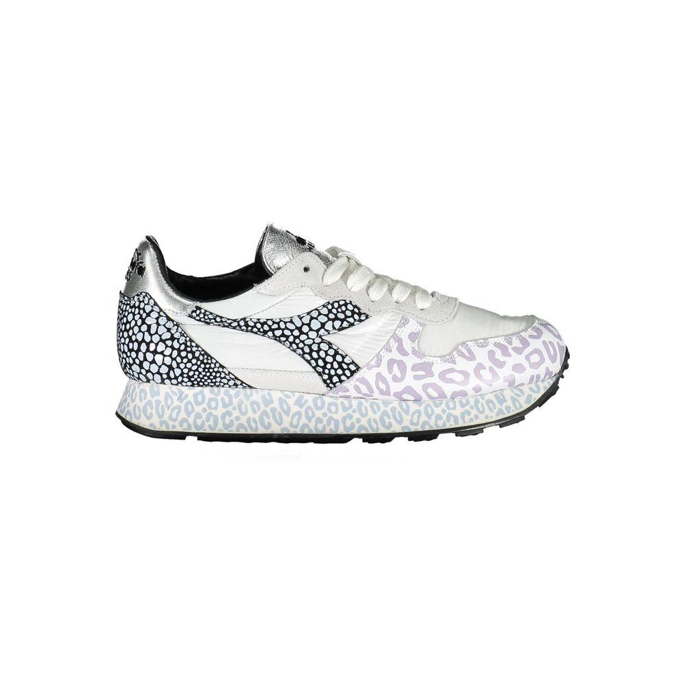 Diadora White Fabric Women Sneaker - ACCEXO