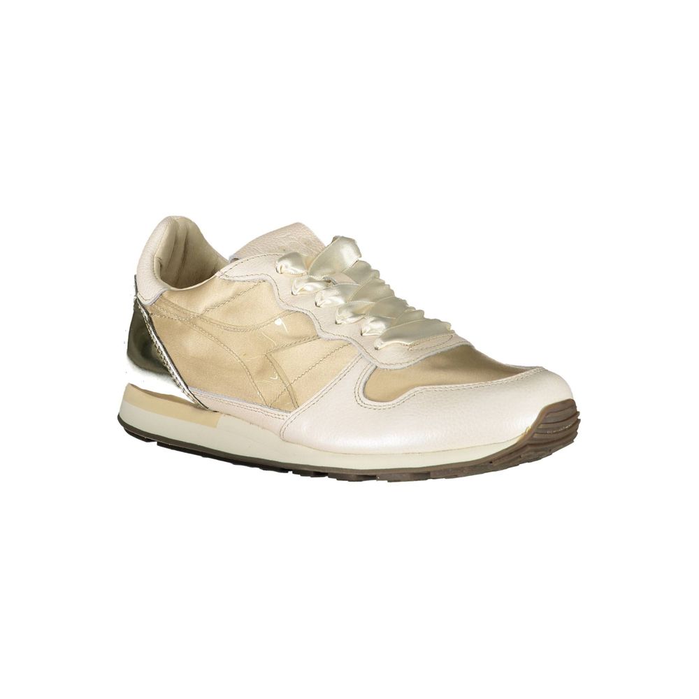 Diadora Beige Leather Women Sneaker - ACCEXO