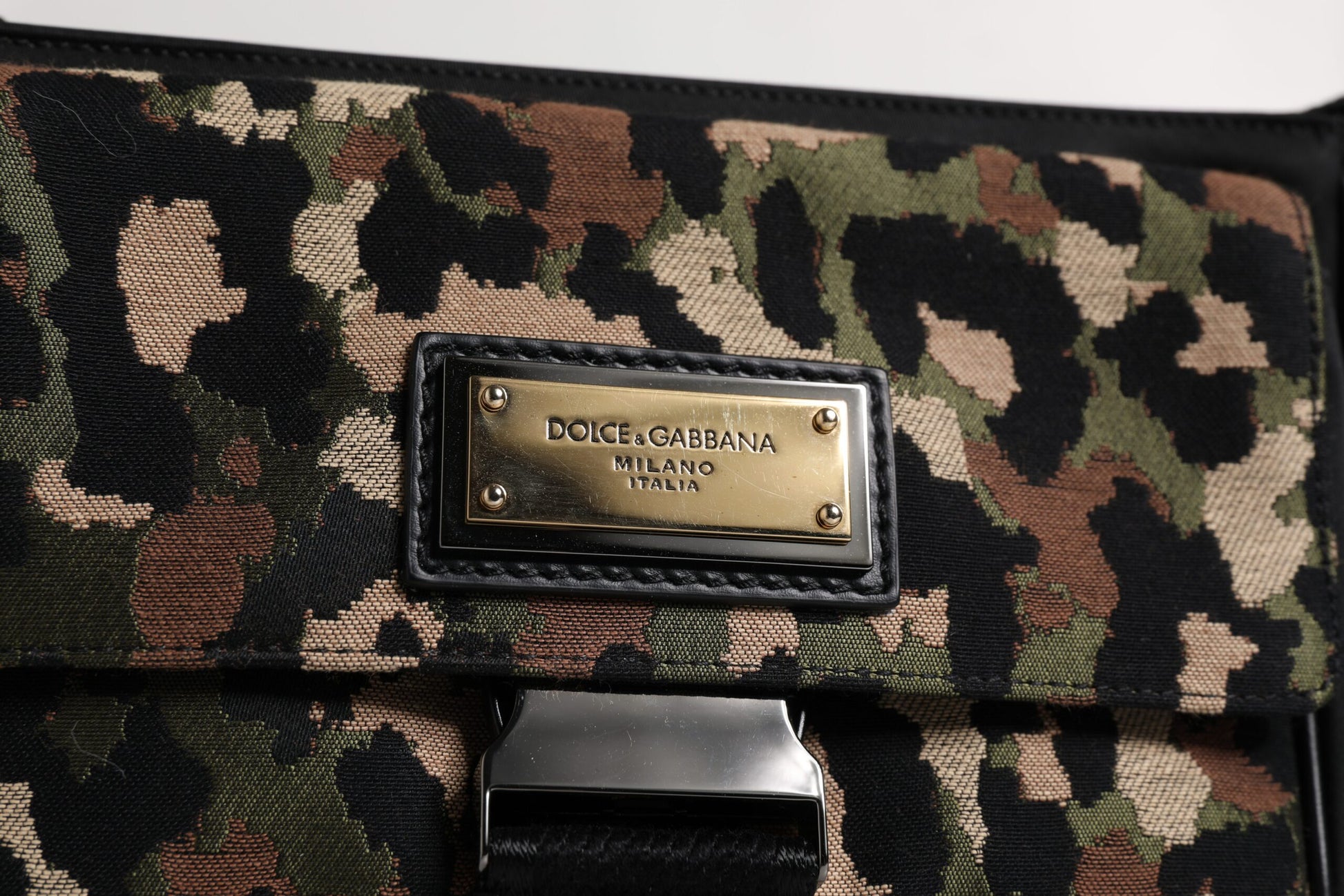 Dolce & Gabbana Multicolor Leopard Jacquard Crossbody Bag - ACCEXO