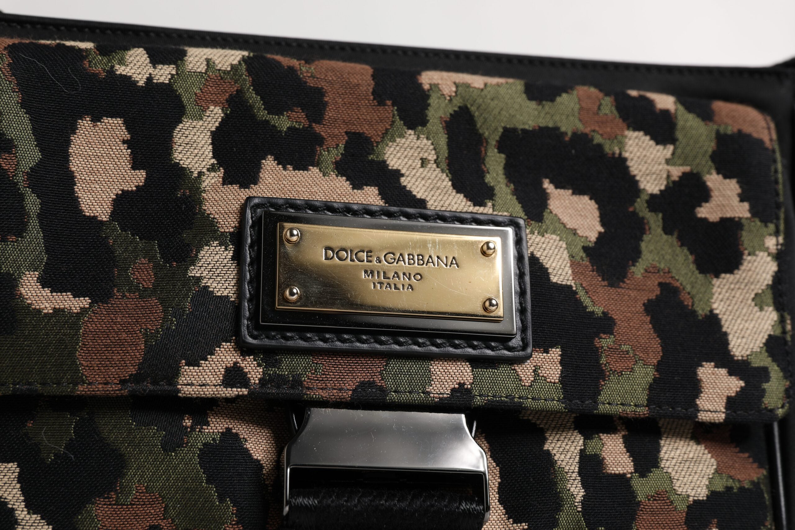 Dolce & Gabbana Multicolor Leopard Jacquard Crossbody Bag - ACCEXO