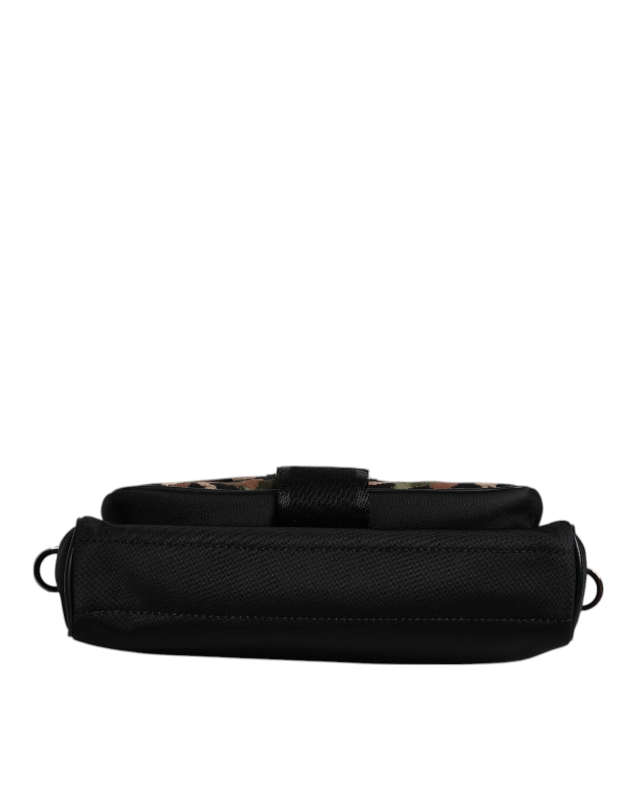 Dolce & Gabbana Multicolor Leopard Jacquard Crossbody Bag - ACCEXO