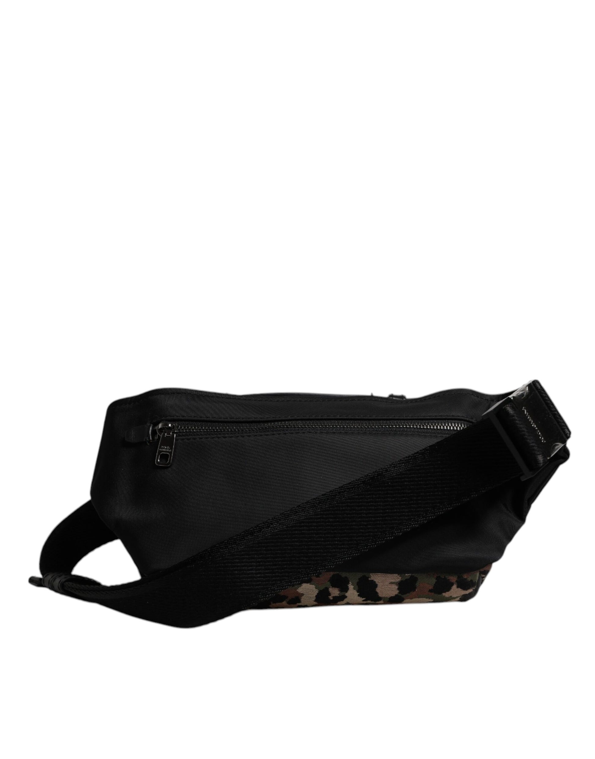 Dolce & Gabbana Multicolor Leopard DG Logo Belt Waist Fanny Pack Bag - ACCEXO