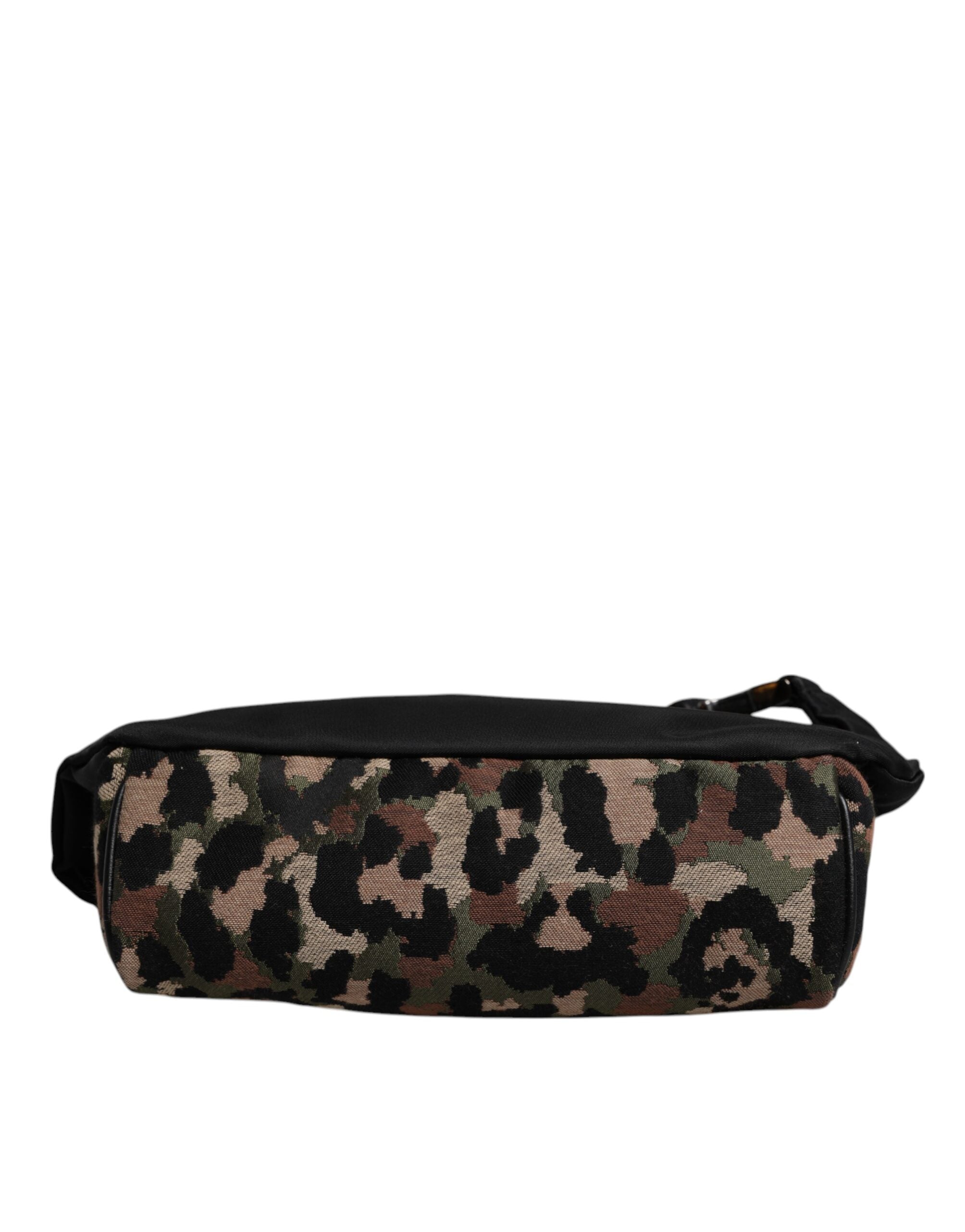 Dolce & Gabbana Multicolor Leopard DG Logo Belt Waist Fanny Pack Bag - ACCEXO
