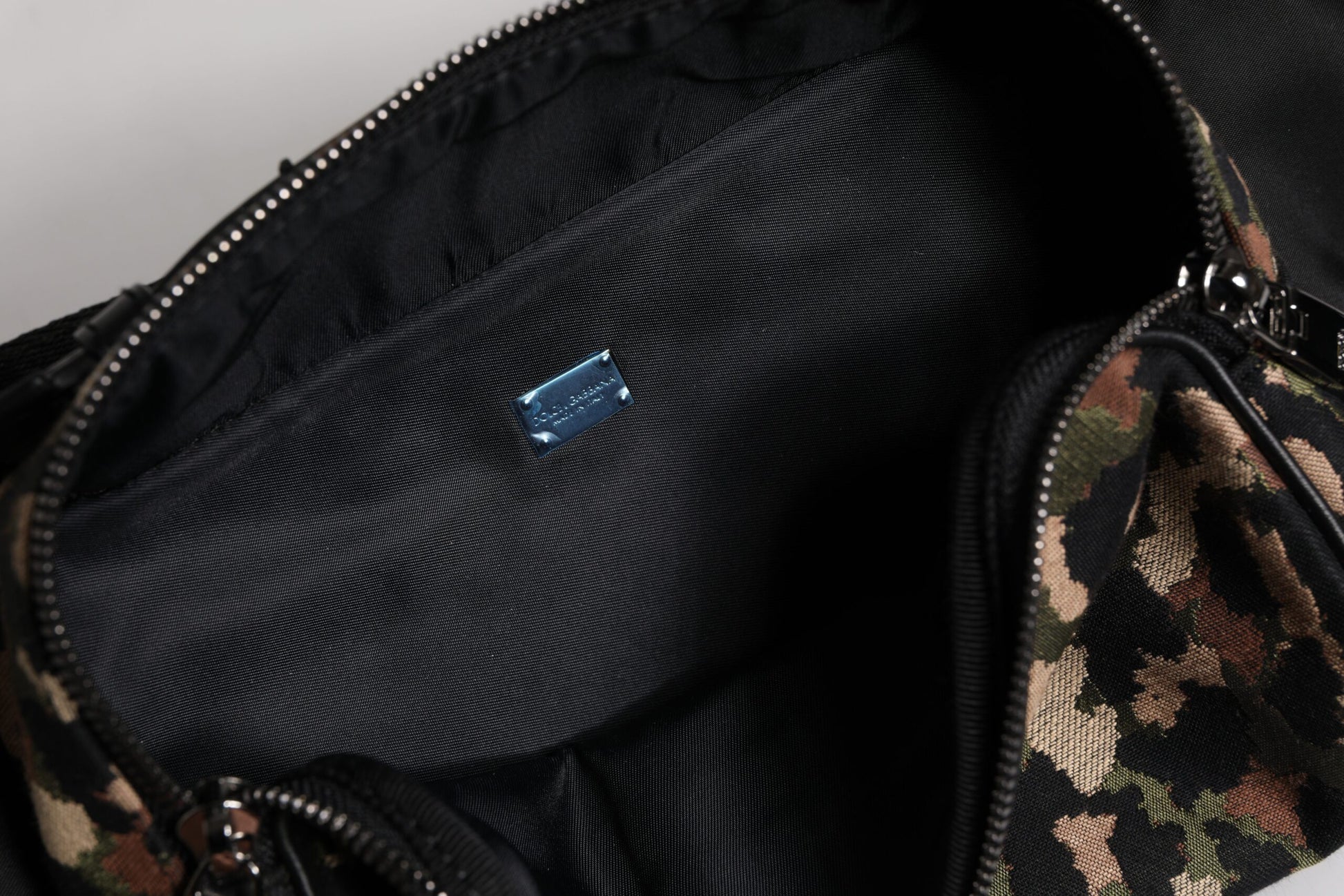 Dolce & Gabbana Multicolor Leopard DG Logo Belt Waist Fanny Pack Bag - ACCEXO