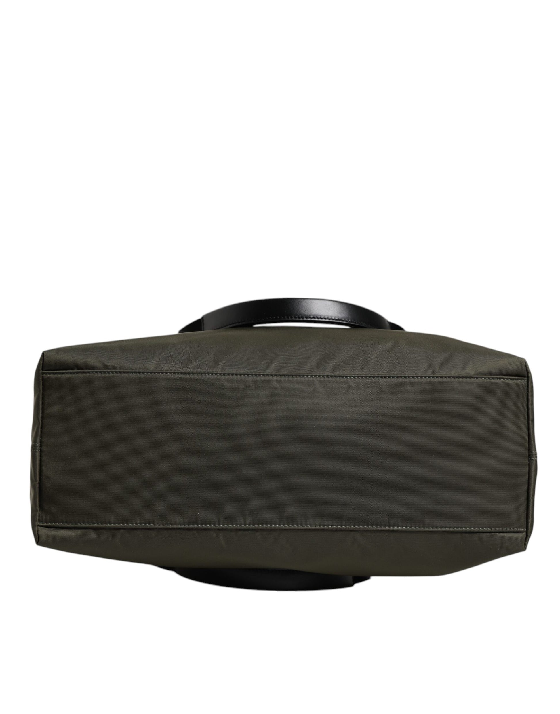 Dolce & Gabbana Military Green Nylon Shoulder Strap Tote Bag - ACCEXO