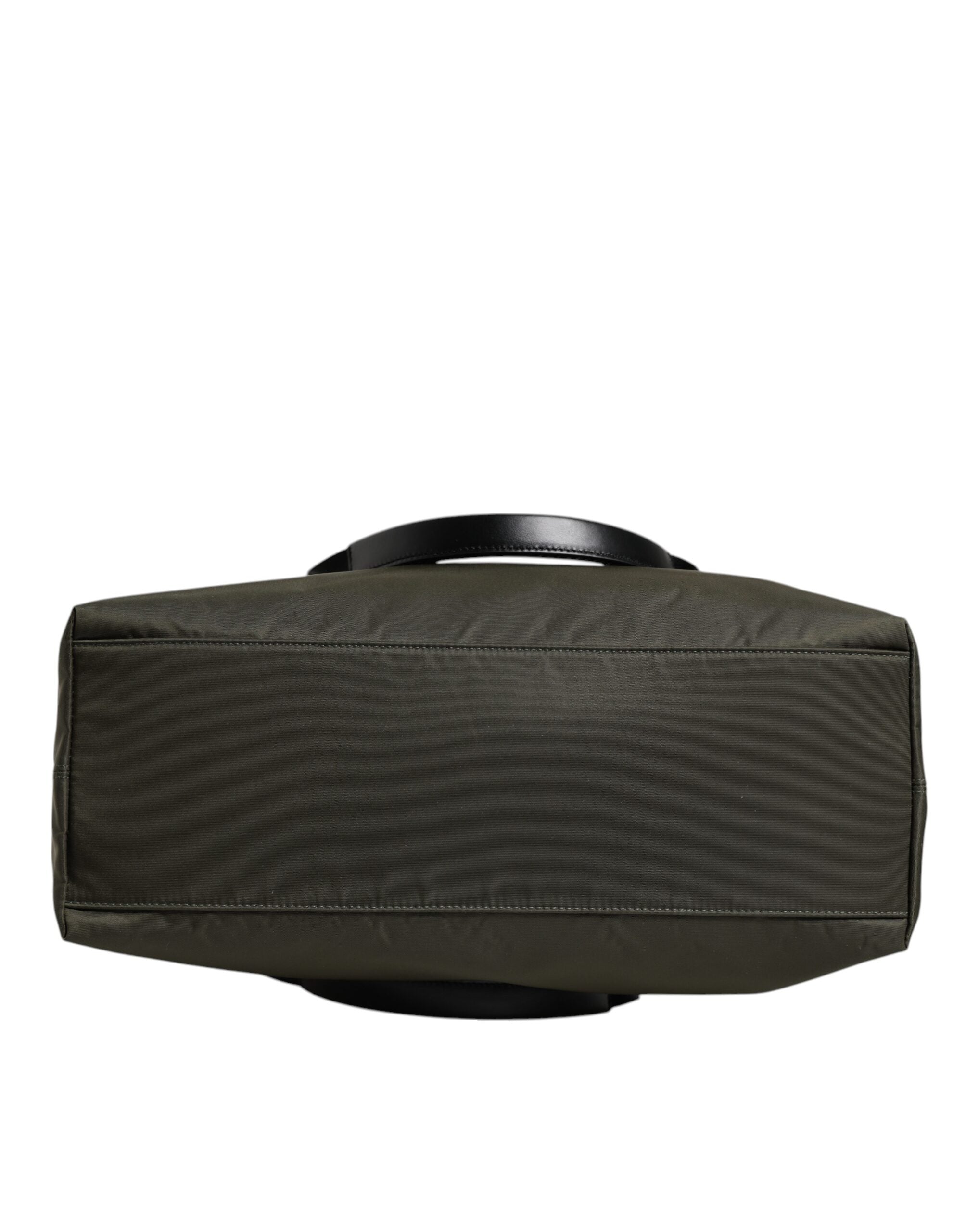 Dolce & Gabbana Military Green Nylon Shoulder Strap Tote Bag - ACCEXO