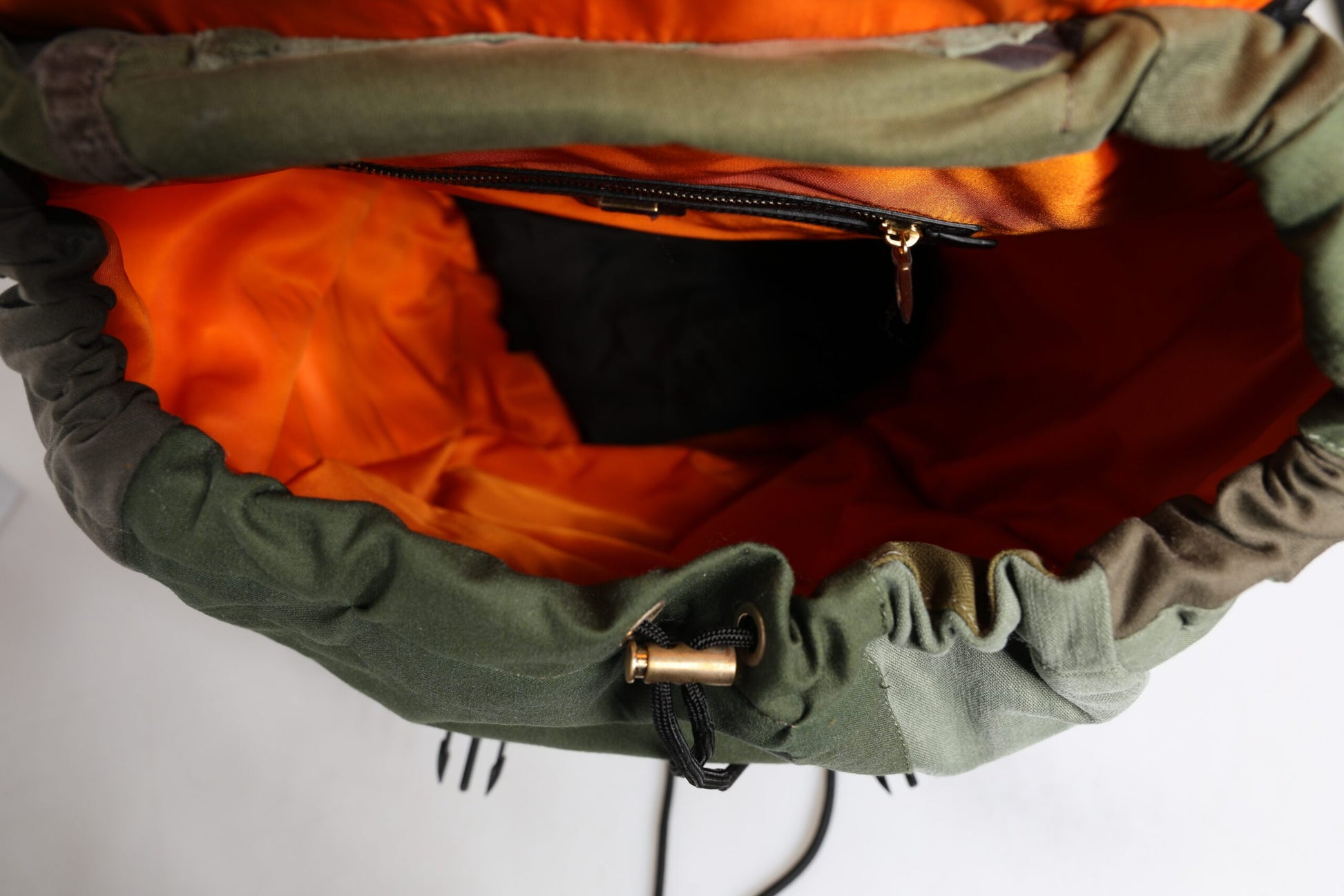 Dolce & Gabbana Military Green Patchwork Travel Backpack Bag - ACCEXO
