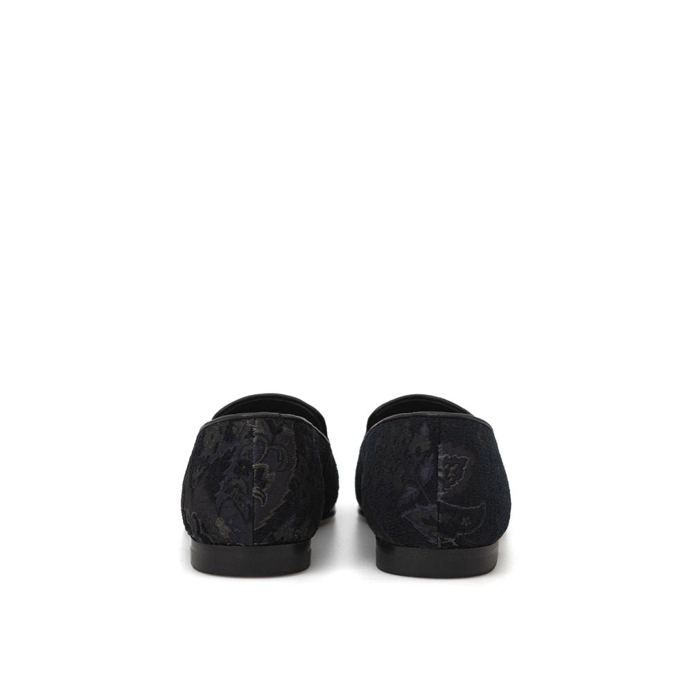 Etro Blue Leather Slip-On Loafer - ACCEXO