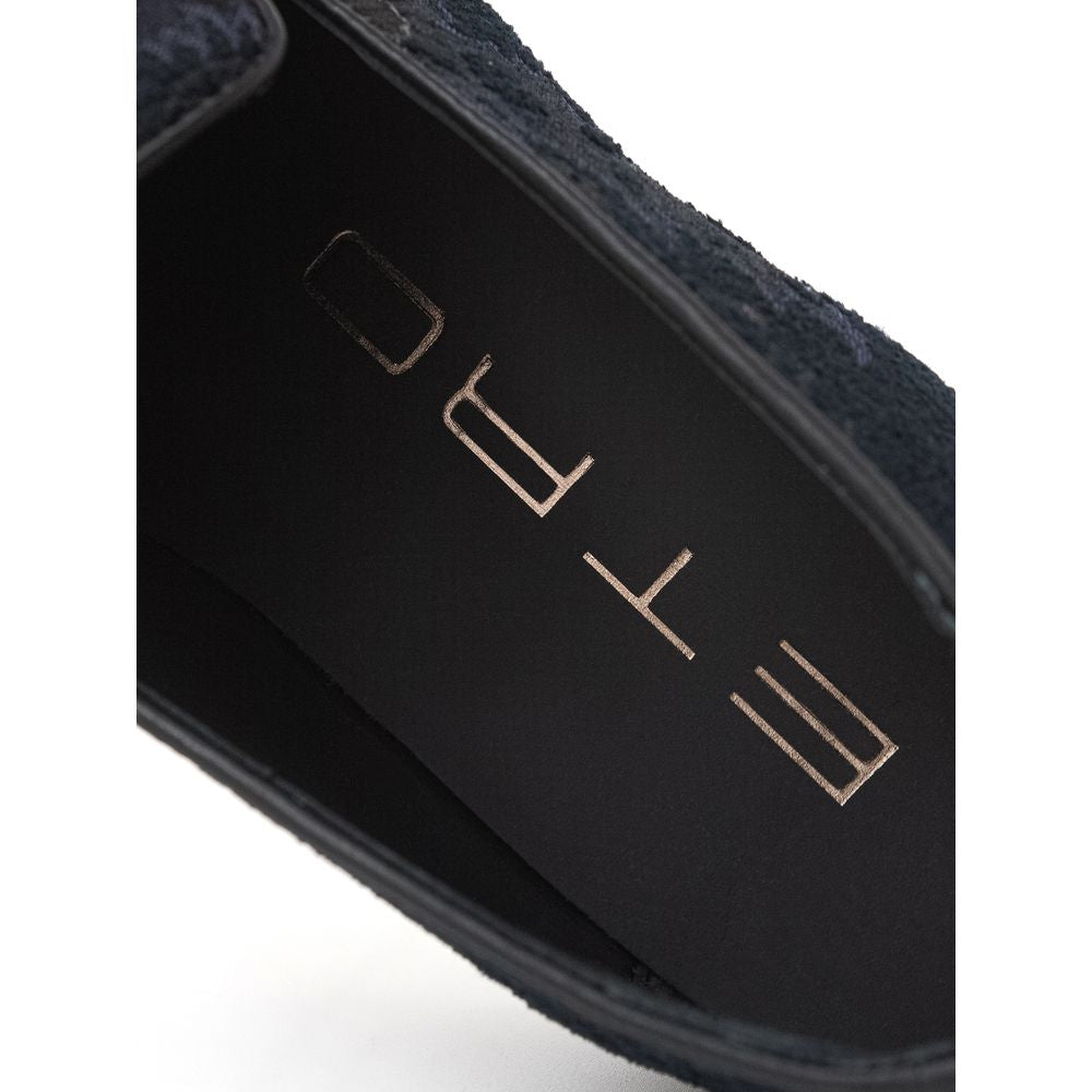 Etro Blue Leather Slip-On Loafer - ACCEXO