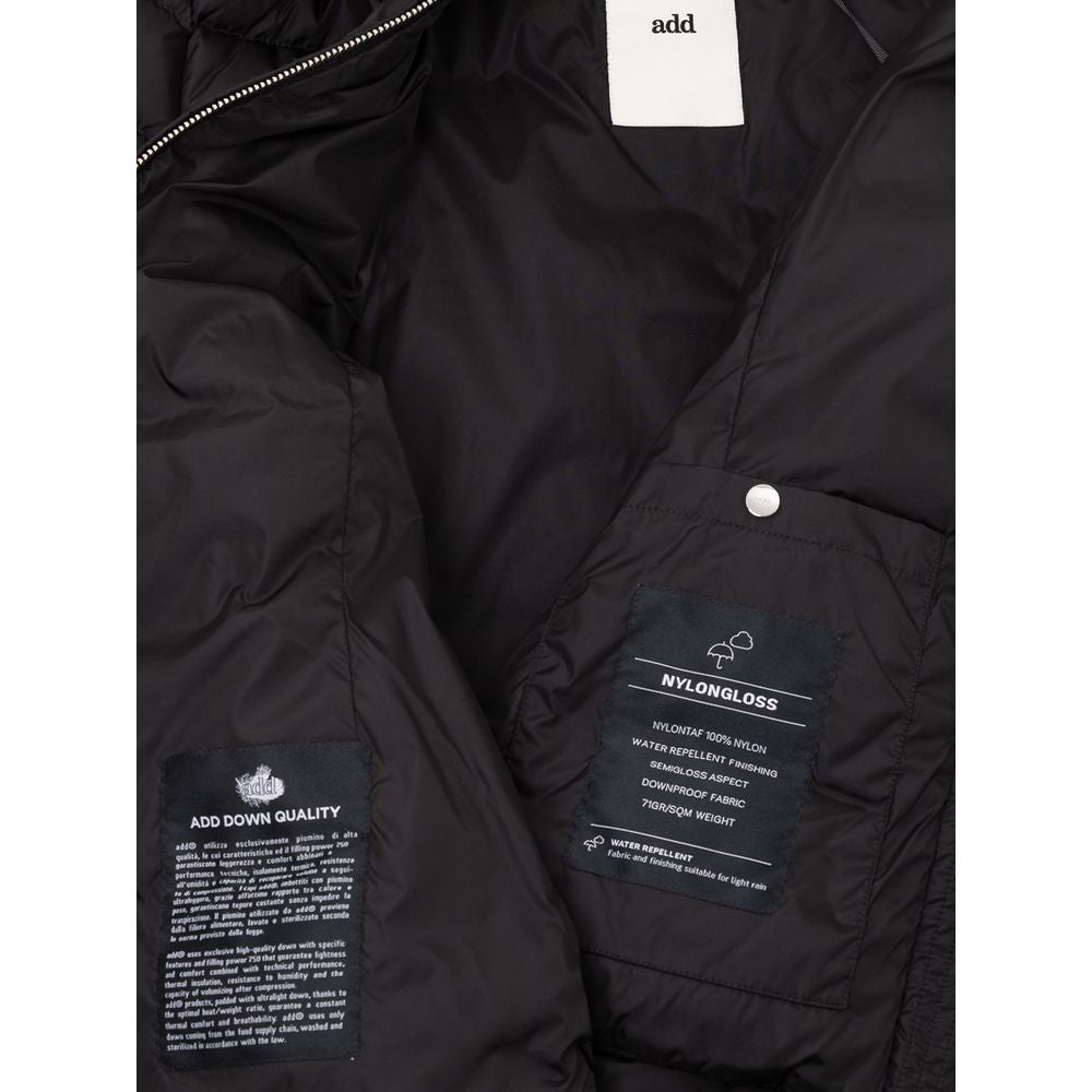 Add Black Polyamide Jackets & Coat - ACCEXO