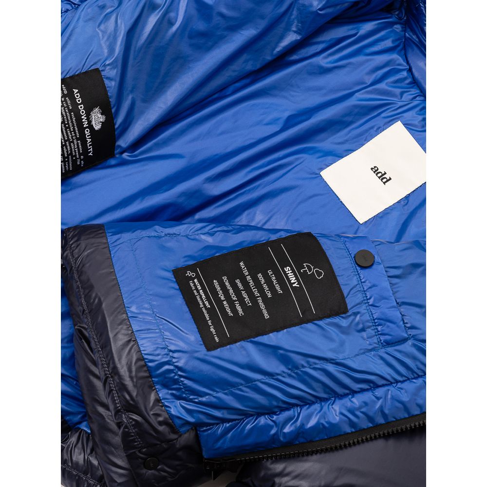 Add Blue Polyamide Jackets & Coat - ACCEXO