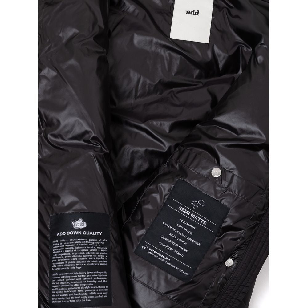 Add Black Polyamide Jackets & Coat - ACCEXO