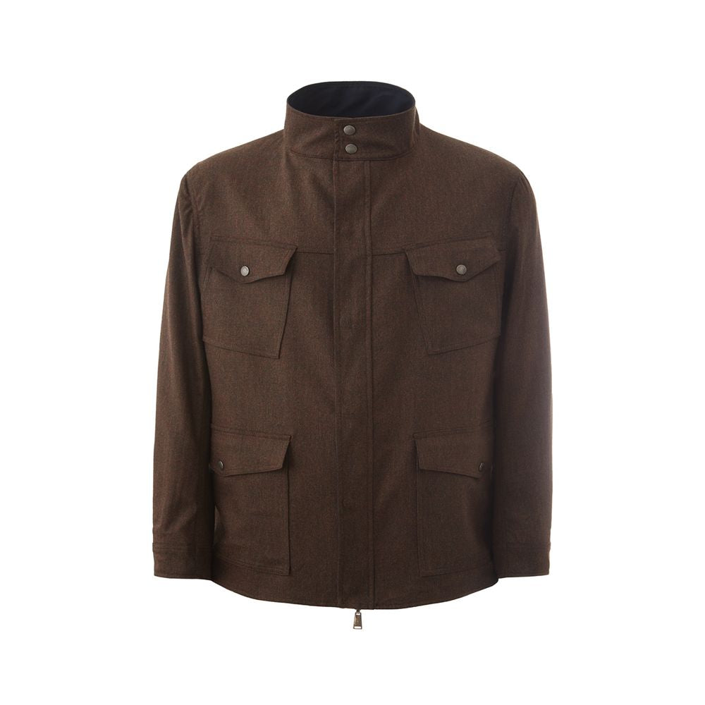 Lardini Elegant Wool Blue Jacket for Men - ACCEXO