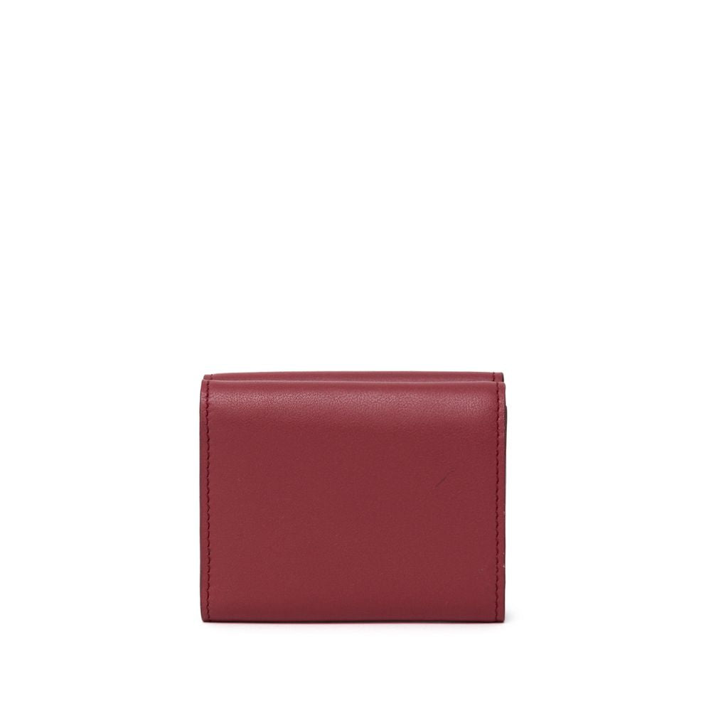 Dolce & Gabbana Red Leather Di Calfskin Wallet - ACCEXO