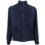 Emilio Romanelli Blue Calfskin Jacket - ACCEXO