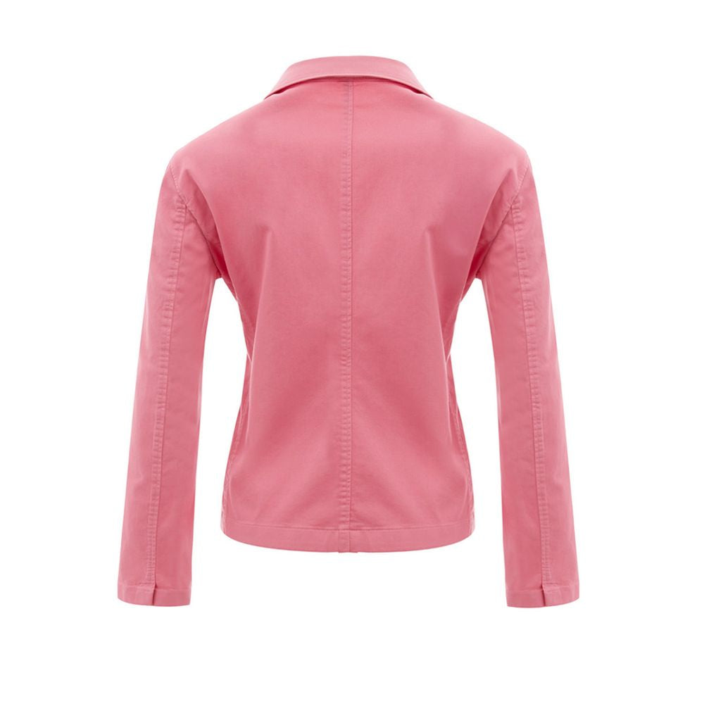 Lardini Elegant Pink Cotton Jacket for Her - ACCEXO