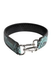 Dolce & Gabbana Black Blue Exotic Leather Bag Shoulder Strap - ACCEXO