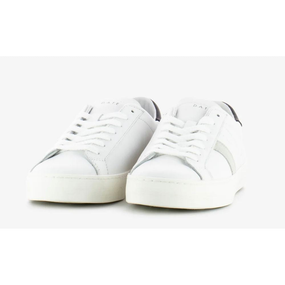 D.A.T.E White Leather Sneaker - ACCEXO