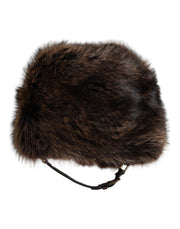 Dolce & Gabbana Brown Fur Women Bucket Hat - ACCEXO