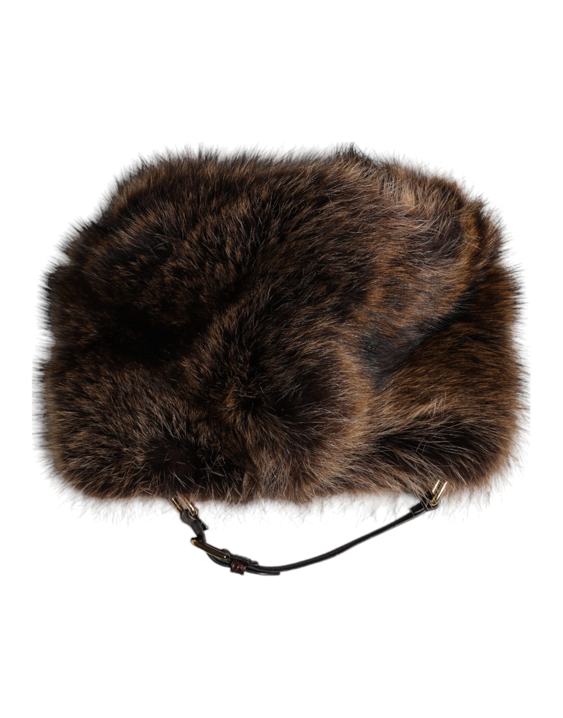 Dolce & Gabbana Brown Fur Women Bucket Hat - ACCEXO