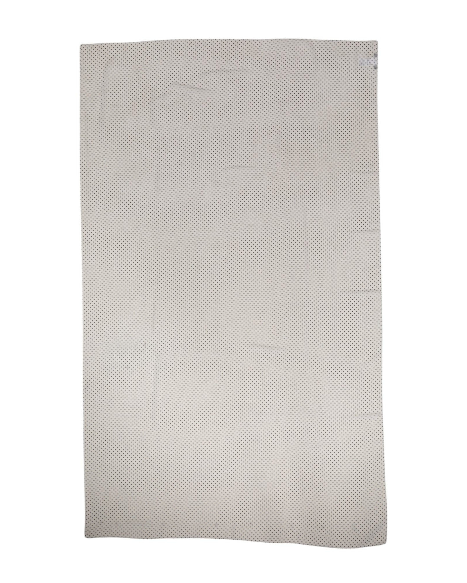 Dolce & Gabbana White Polka Dots Polyester Wrap Shawl Scarf - ACCEXO